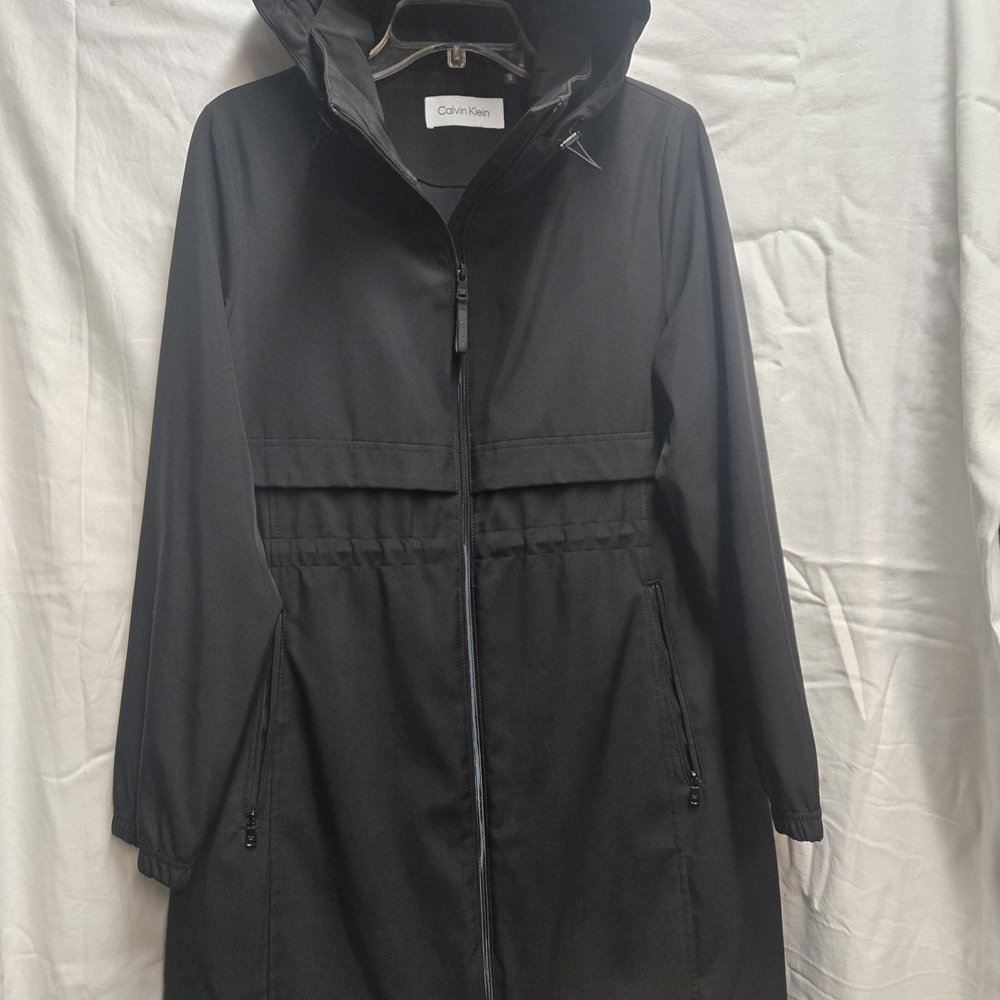 Calvin Klein Women's Black Hooded Jacket